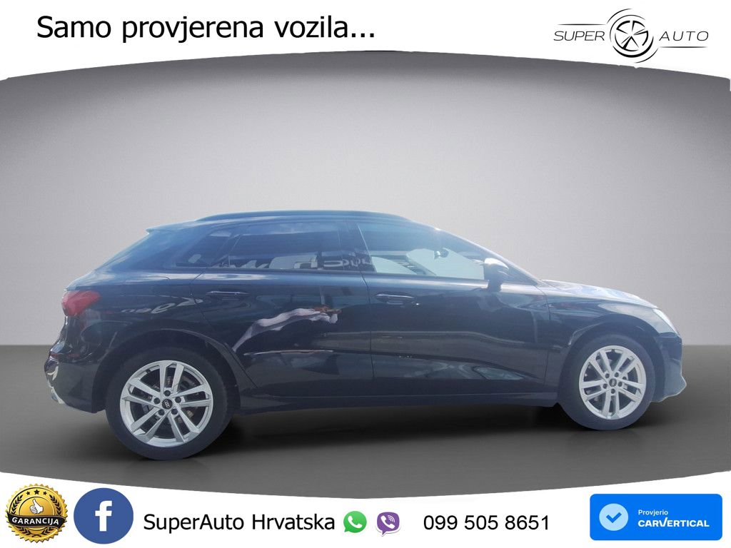 Audi A3 Sportback 30 TFSI (116 KS) Mild Hybrid S tronic LED+GR SJED+ACC