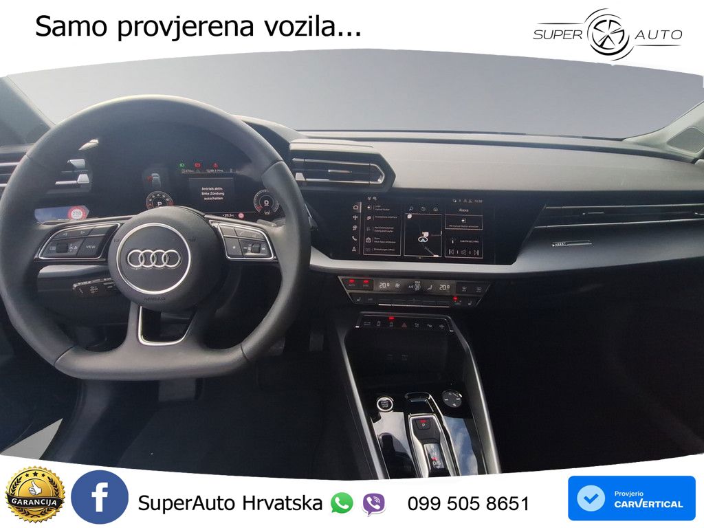 Audi A3 Sportback 30 TFSI (116 KS) Mild Hybrid S tronic LED+GR SJED+ACC