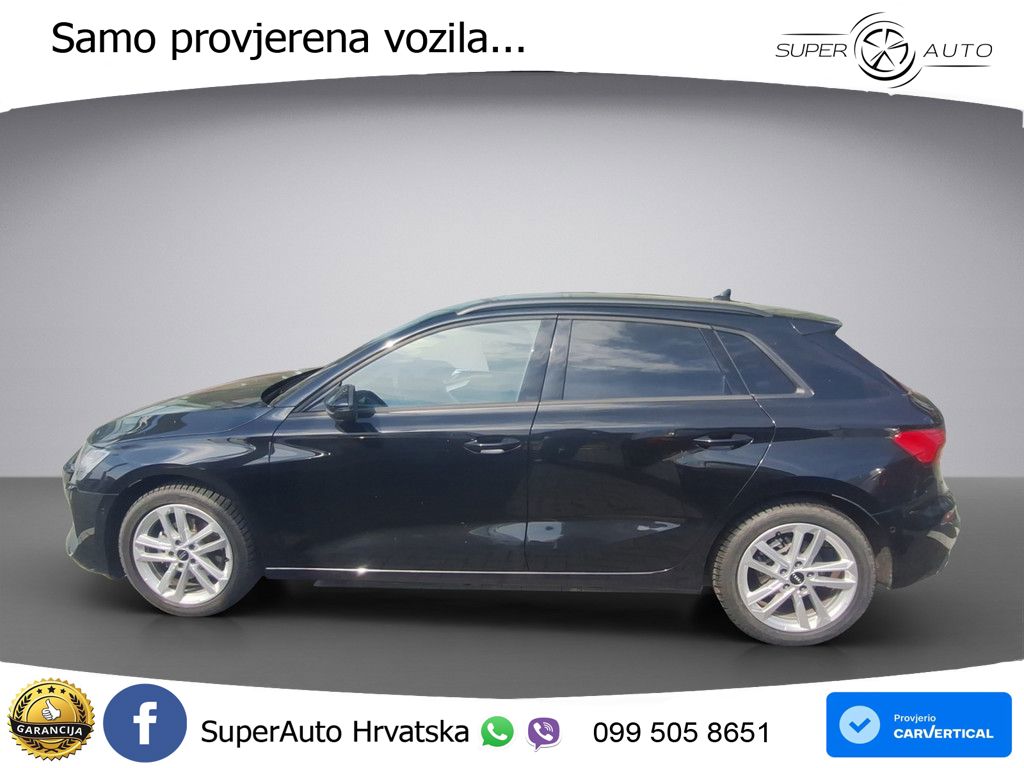 Audi A3 Sportback 30 TFSI (116 KS) Mild Hybrid S tronic LED+GR SJED+ACC