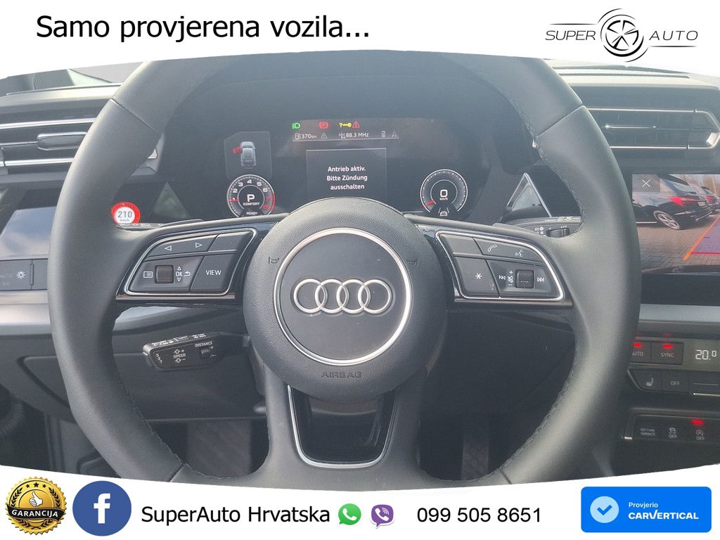 Audi A3 Sportback 30 TFSI (116 KS) Mild Hybrid S tronic LED+GR SJED+ACC