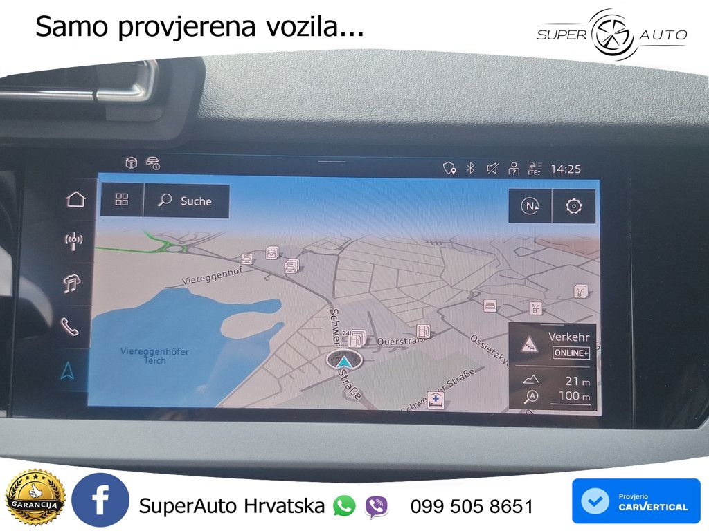 Audi A3 Sportback 30 TFSI (116 KS) Mild Hybrid S tronic LED+GR SJED+ACC