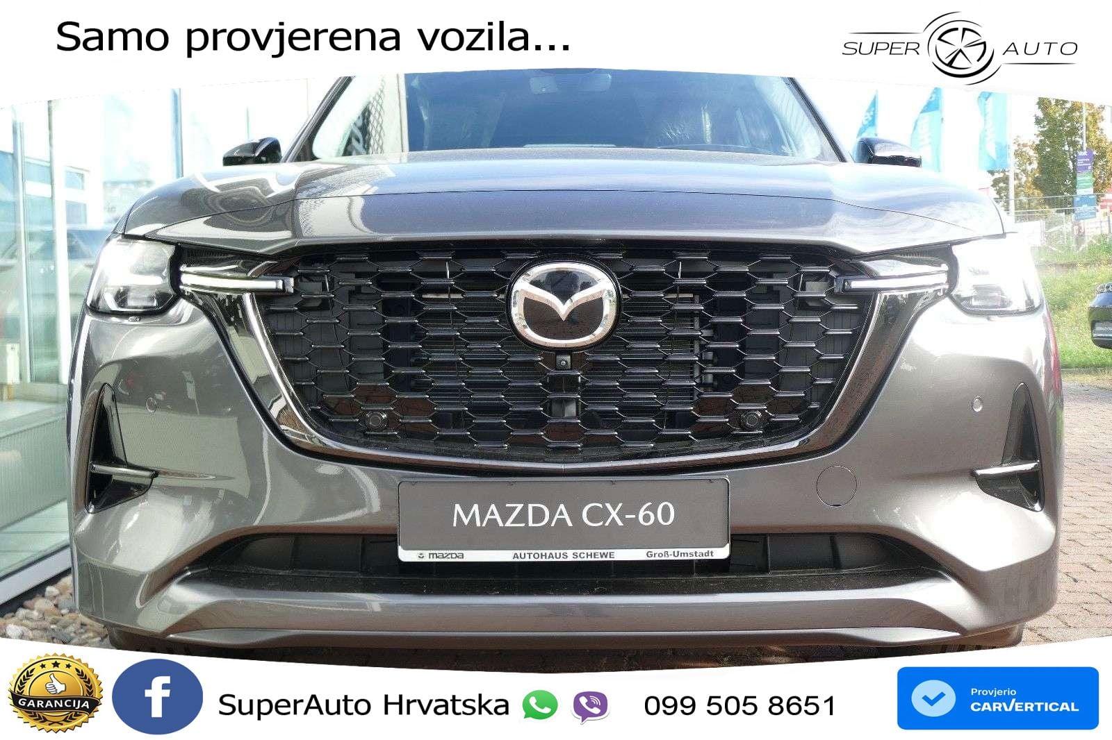 Mazda CX-60 3.3 e-Skyactiv D (254 KS) AWD Automatic MATRIX+GR SJED+KAM