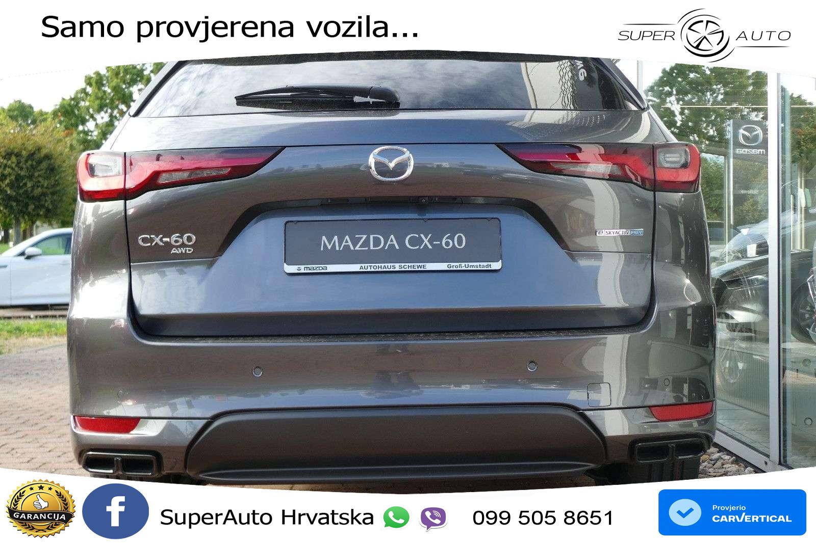 Mazda CX-60 3.3 e-Skyactiv D (254 KS) AWD Automatic MATRIX+GR SJED+KAM