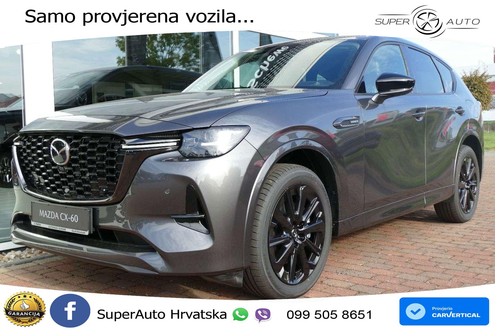 Mazda CX-60 3.3 e-Skyactiv D (254 KS) AWD Automatic MATRIX+GR SJED+KAM