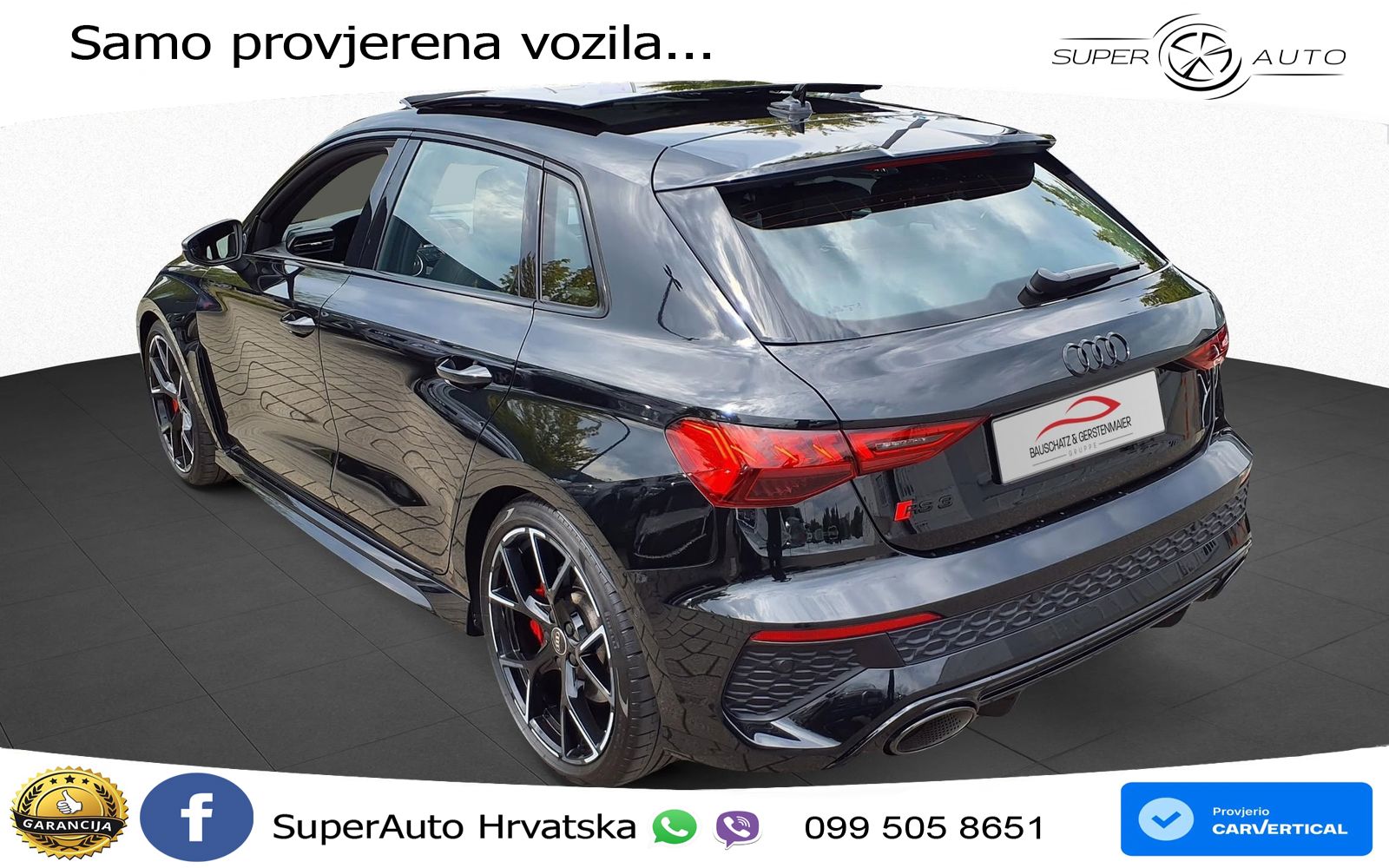 Audi RS3 Sedan 2.5 TFSI (400 KS) quattro S tronic LED+GR SJED+ACC