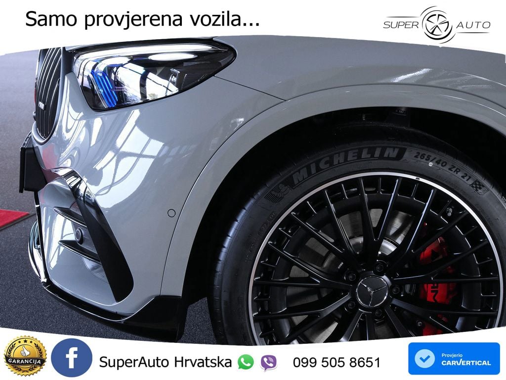 Mercedes AMG GLC 53 (449 KS) 4MATIC+ AMG SPEEDSHIFT TCT 9G ACC+HEAD+GR SJED+360+PANO