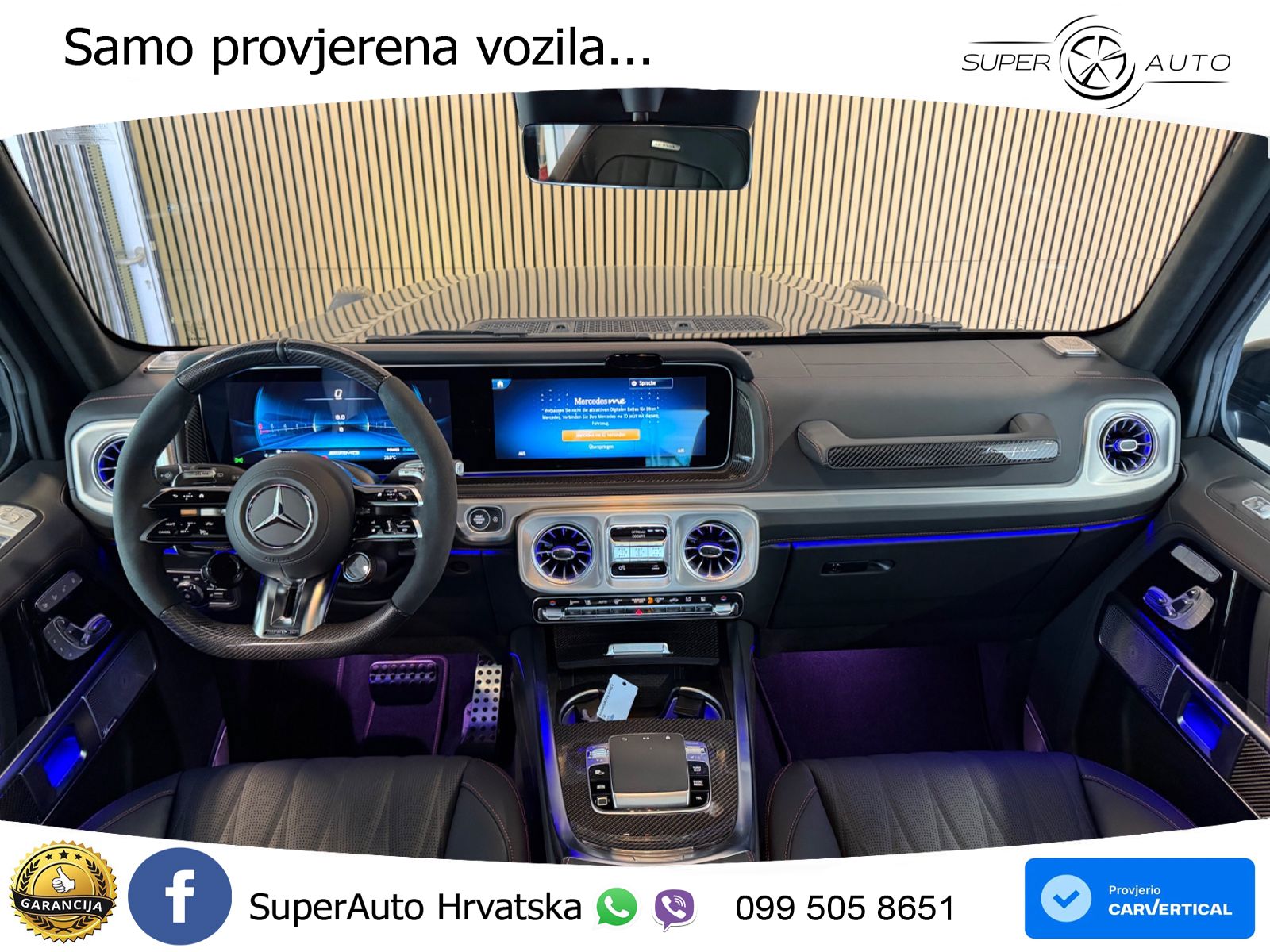 Mercedes AMG G 63 Long V8 (585 KS) 4MATIC 9G-TRONIC AMG SPEEDSHIFT TCT LED+GR SJED+ACC