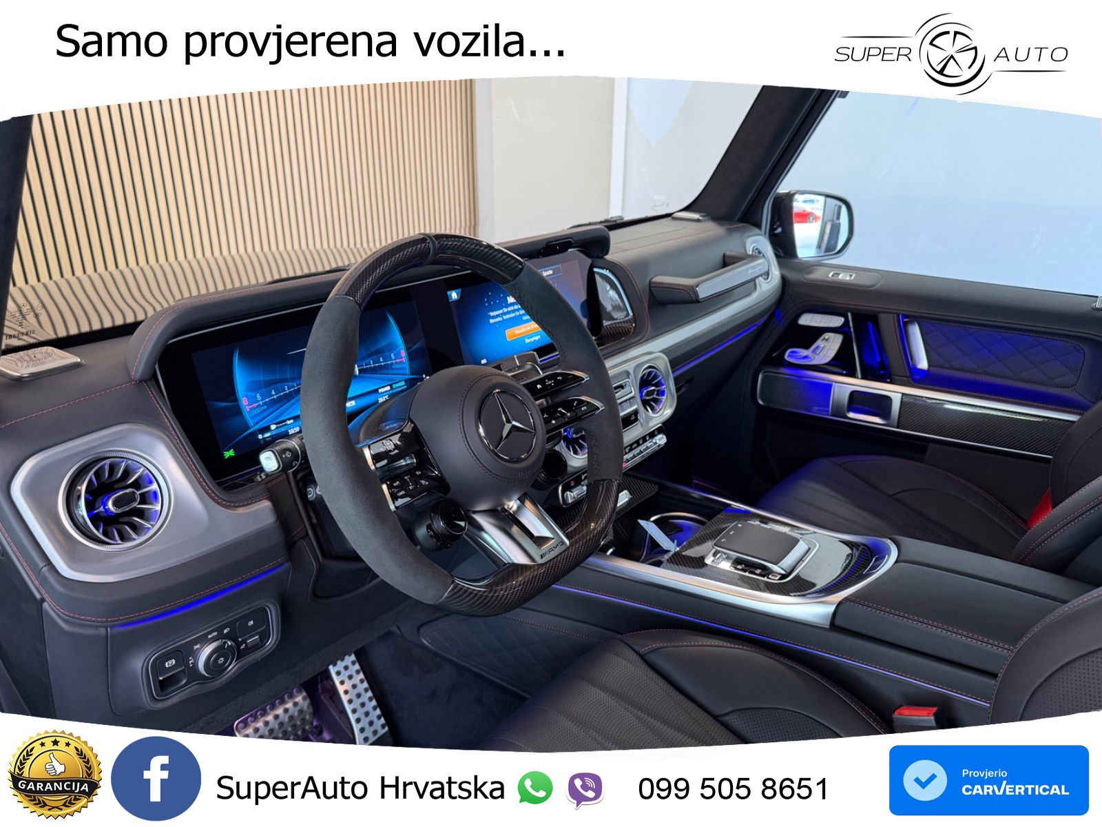 Mercedes AMG G 63 Long V8 (585 KS) 4MATIC 9G-TRONIC AMG SPEEDSHIFT TCT LED+GR SJED+ACC