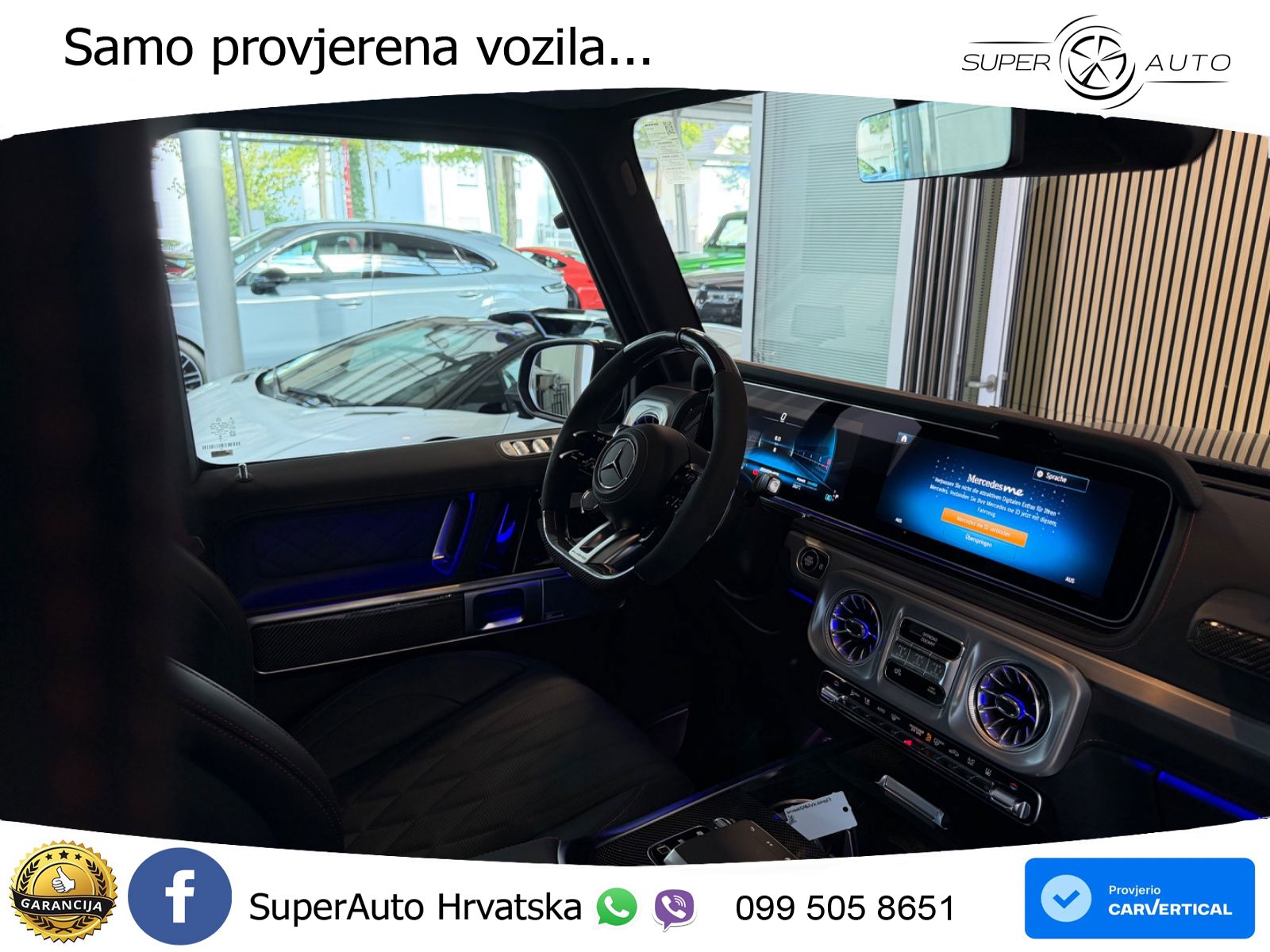 Mercedes AMG G 63 Long V8 (585 KS) 4MATIC 9G-TRONIC AMG SPEEDSHIFT TCT LED+GR SJED+ACC