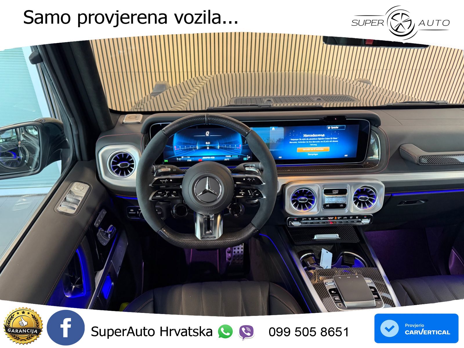 Mercedes AMG G 63 Long V8 (585 KS) 4MATIC 9G-TRONIC AMG SPEEDSHIFT TCT LED+GR SJED+ACC