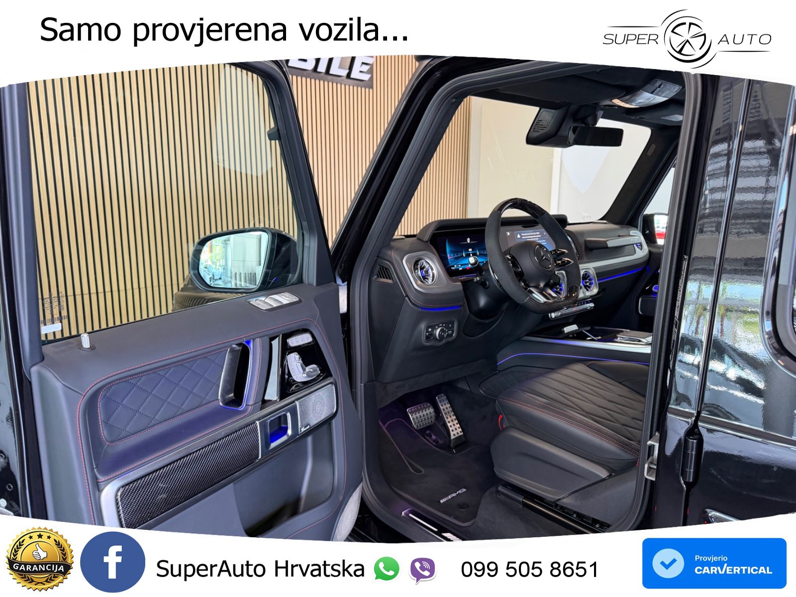Mercedes AMG G 63 Long V8 (585 KS) 4MATIC 9G-TRONIC AMG SPEEDSHIFT TCT LED+GR SJED+ACC