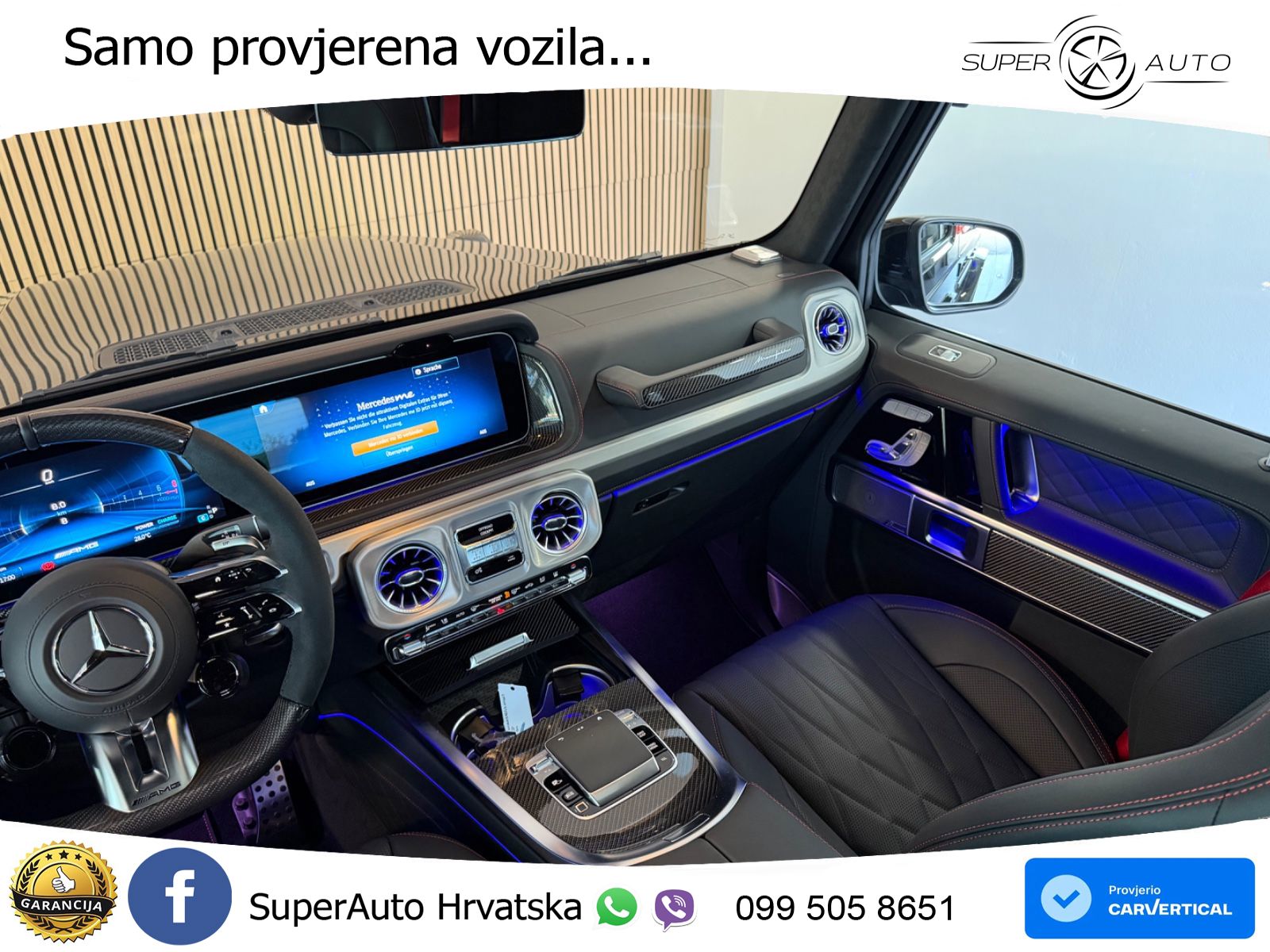 Mercedes AMG G 63 Long V8 (585 KS) 4MATIC 9G-TRONIC AMG SPEEDSHIFT TCT LED+GR SJED+ACC