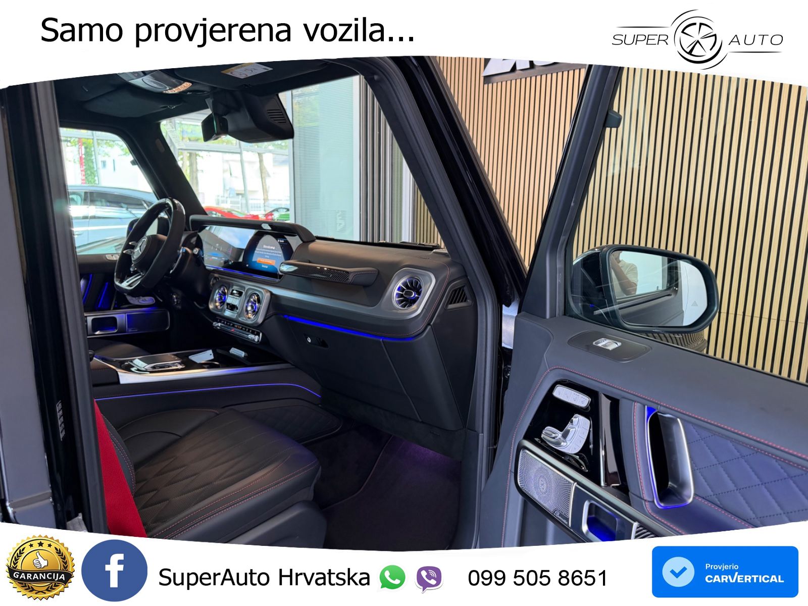 Mercedes AMG G 63 Long V8 (585 KS) 4MATIC 9G-TRONIC AMG SPEEDSHIFT TCT LED+GR SJED+ACC