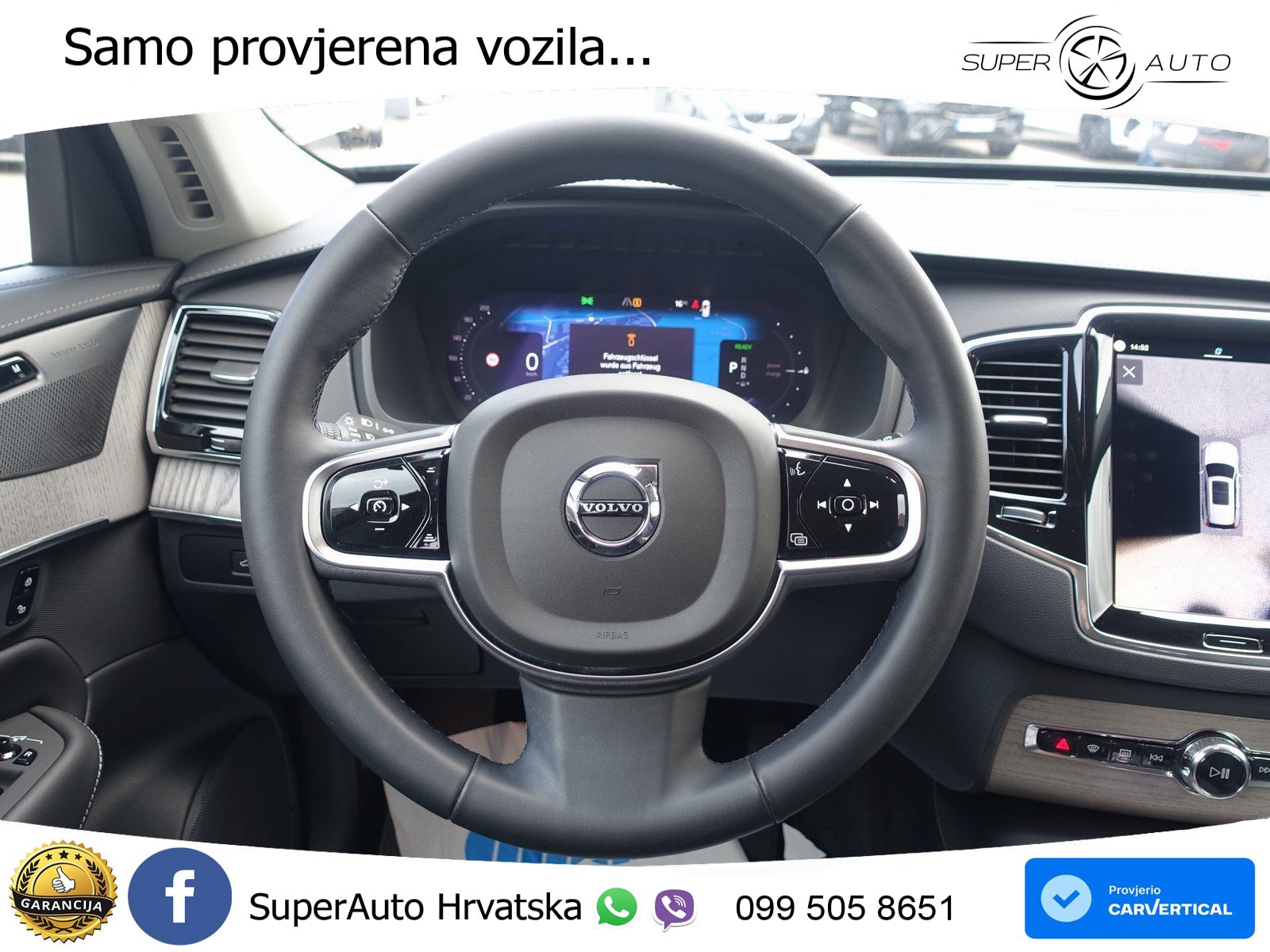 Volvo XC90 2.0 T8 AWD Automatic ZRAČNI+ACC+4xGR SJED+360