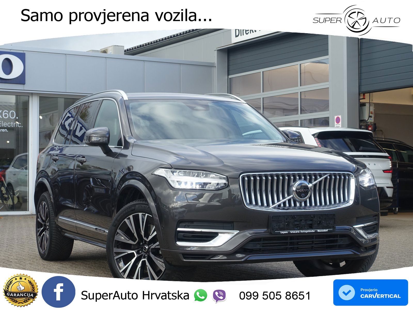 Volvo XC90 2.0 T8 AWD Automatic ZRAČNI+ACC+4xGR SJED+360