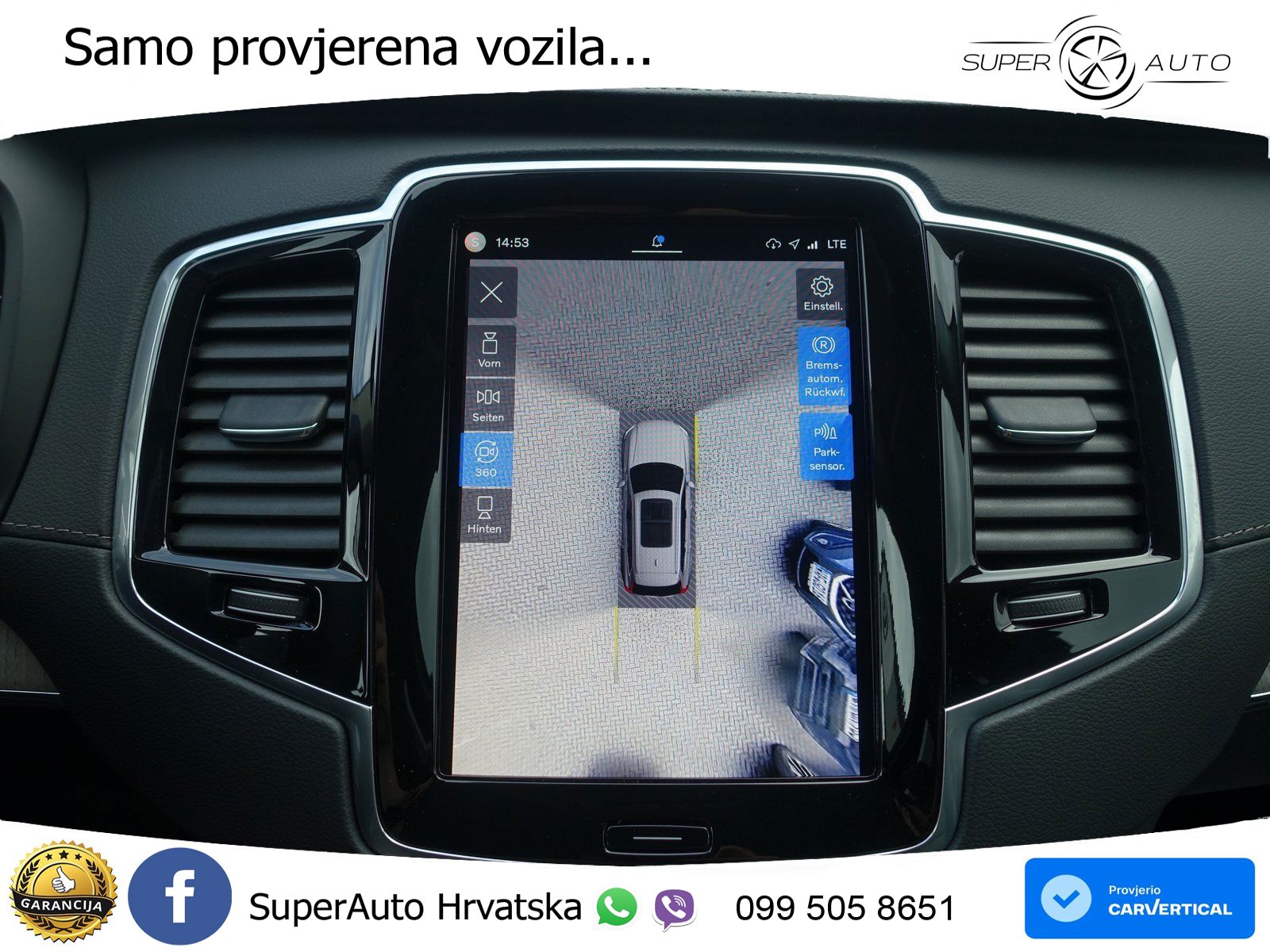 Volvo XC90 2.0 T8 AWD Automatic ZRAČNI+ACC+4xGR SJED+360