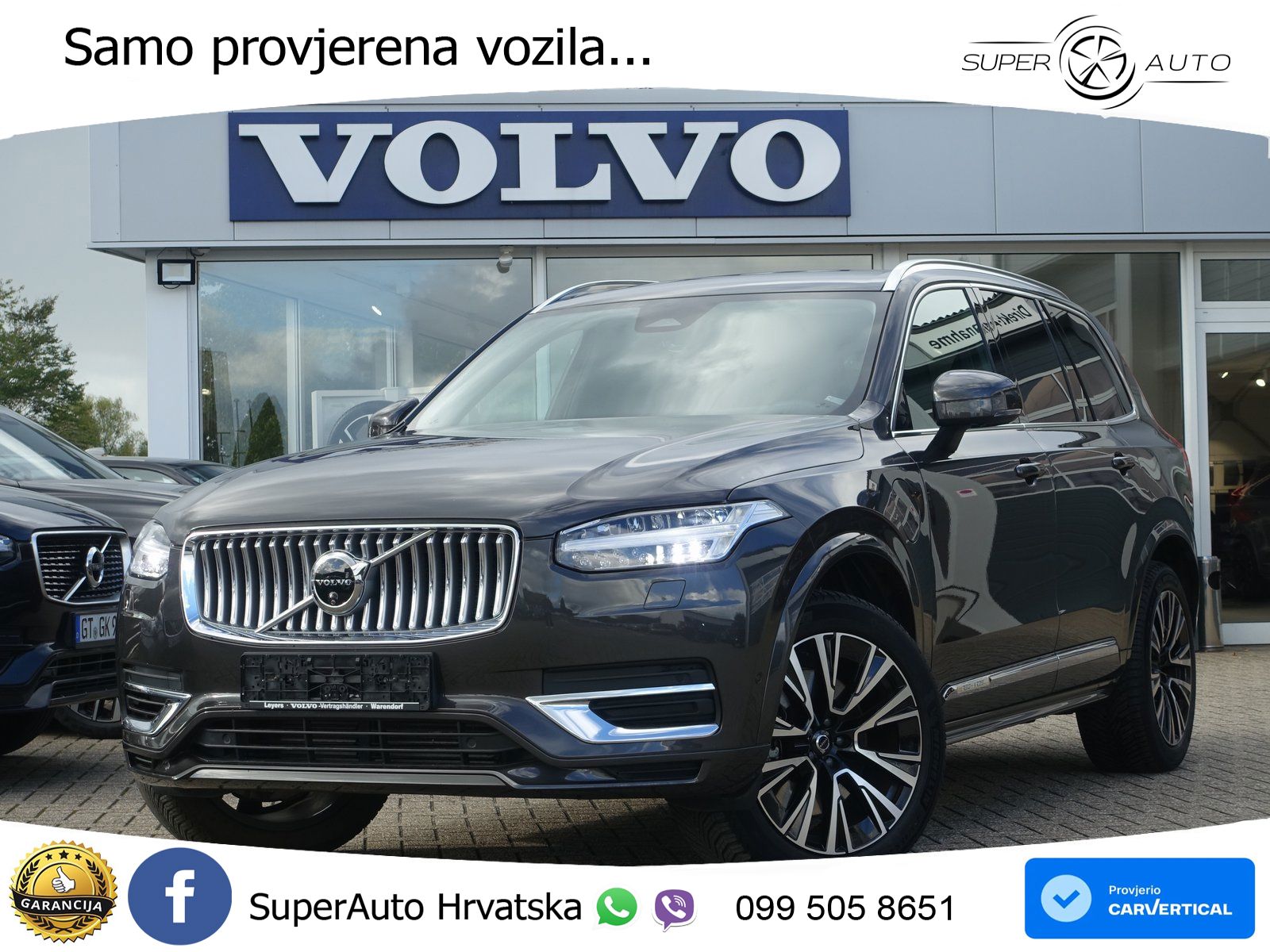 Volvo XC90 2.0 T8 AWD Automatic ZRAČNI+ACC+4xGR SJED+360