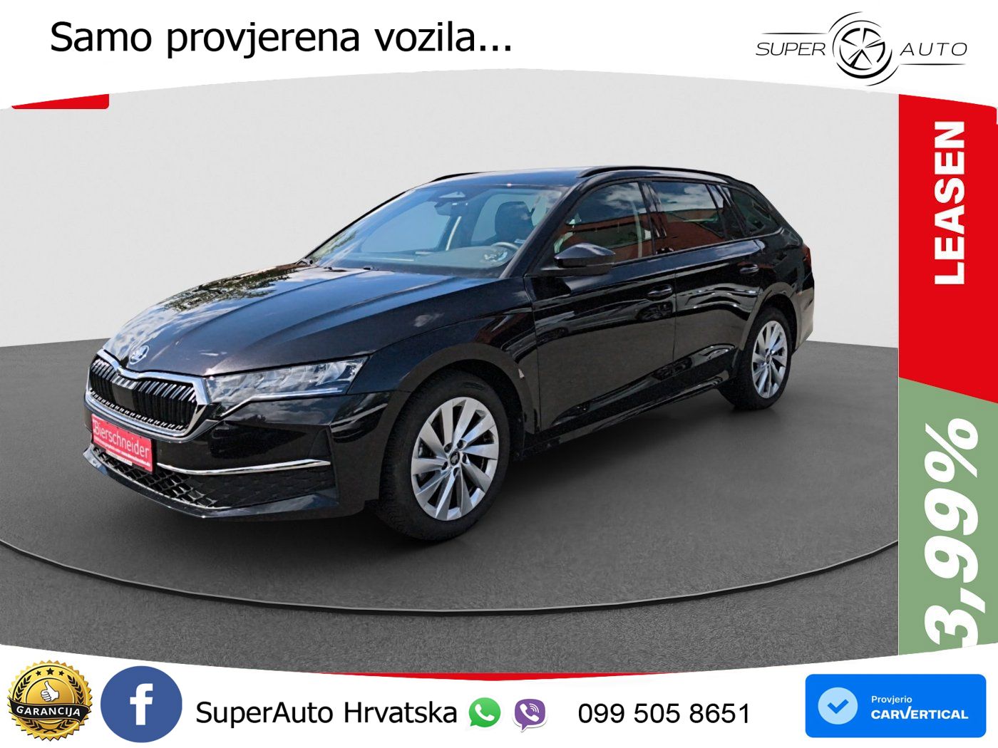 Škoda Octavia Combi 2.0 TDI (150 KS) DSG Selection LED+GR SJED+ACC