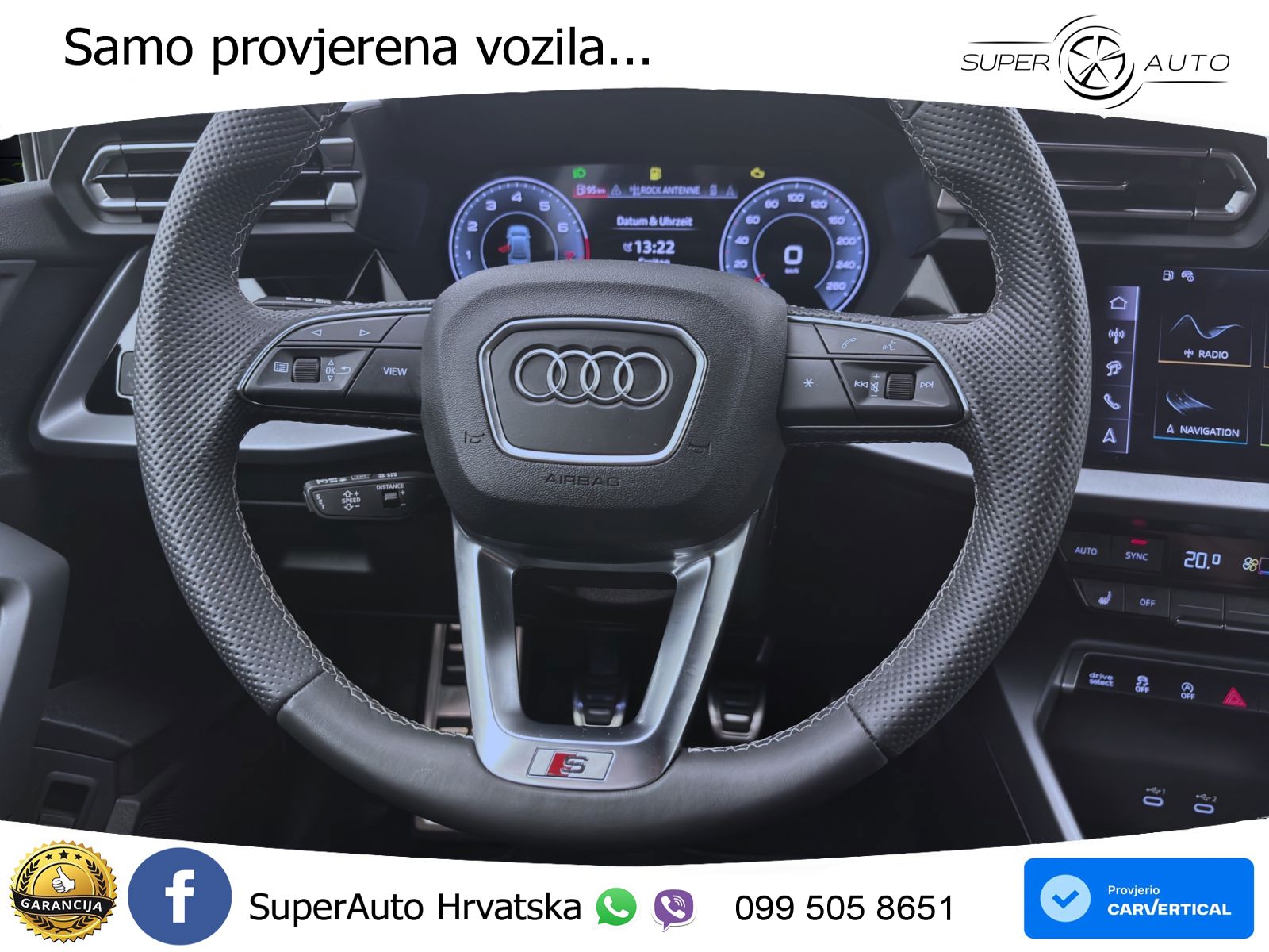 Audi A3 Limuzina 30 TFSI (116 KS) advanced LED+GR SJED+ACC