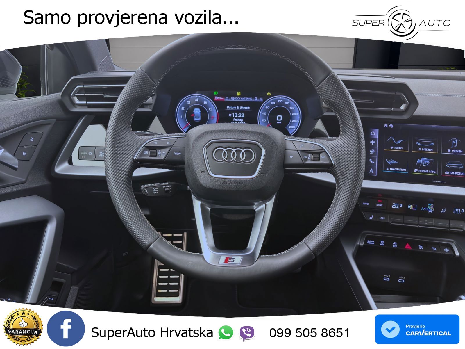 Audi A3 Limuzina 30 TFSI (116 KS) advanced LED+GR SJED+ACC