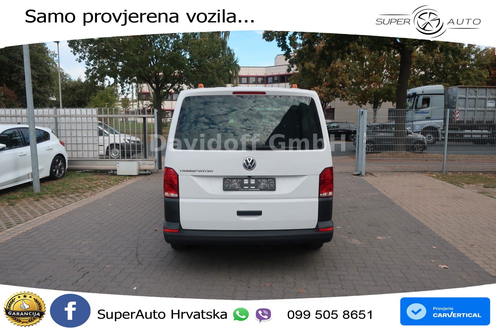 Volkswagen Nr.B40 T6.1 Transporter 1.Hand / 9 Sitzer /Klima 110 KS