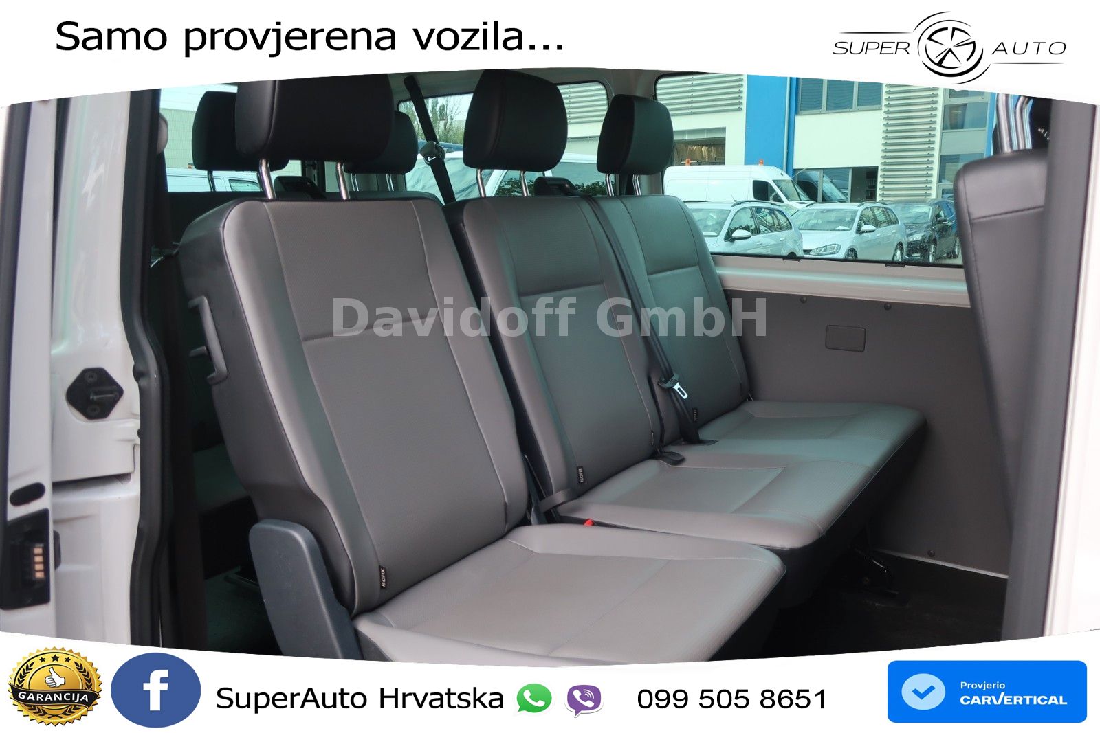 Volkswagen Nr.B40 T6.1 Transporter 1.Hand / 9 Sitzer /Klima 110 KS