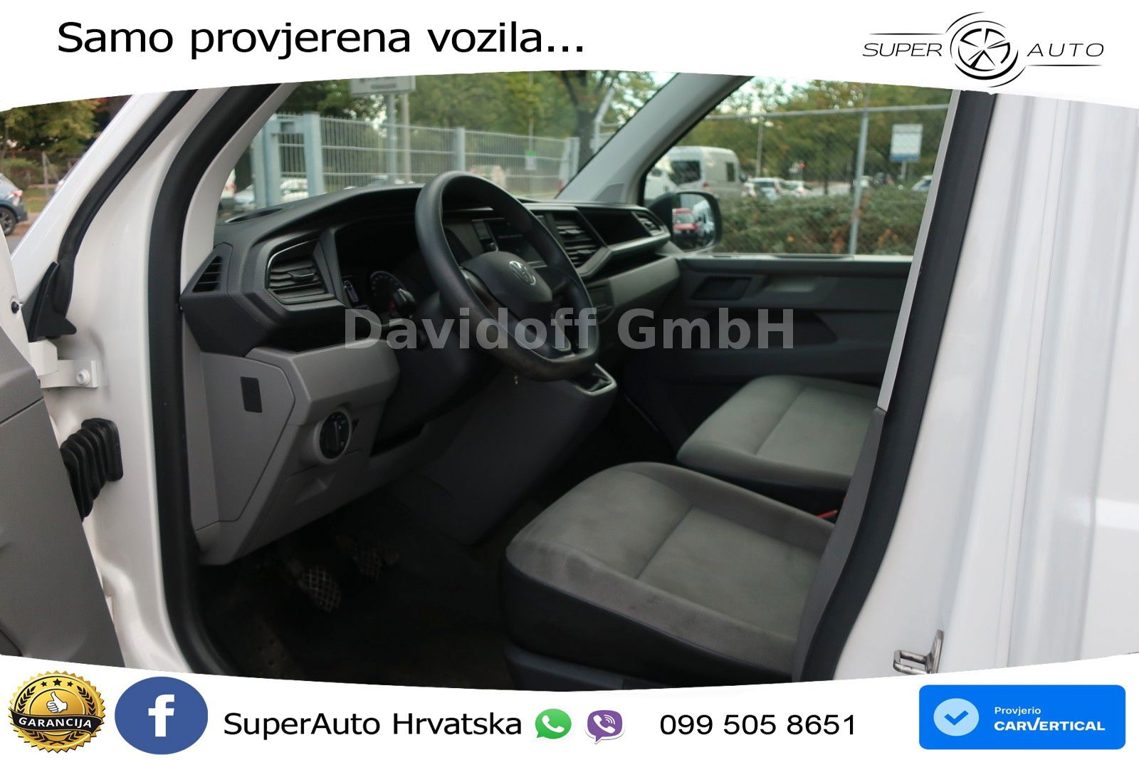 Volkswagen Nr.B40 T6.1 Transporter 1.Hand / 9 Sitzer /Klima 110 KS