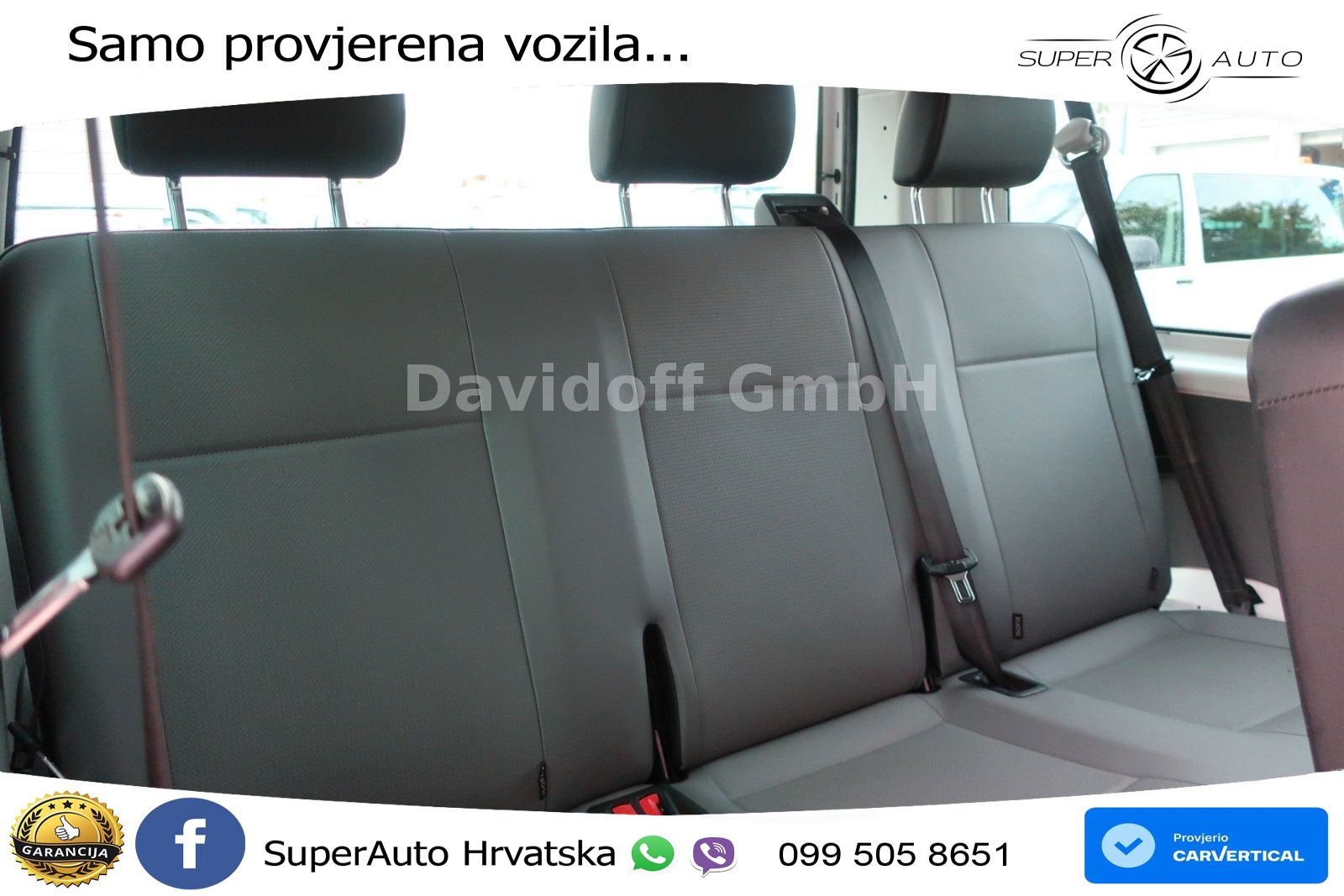 Volkswagen Nr.B40 T6.1 Transporter 1.Hand / 9 Sitzer /Klima 110 KS