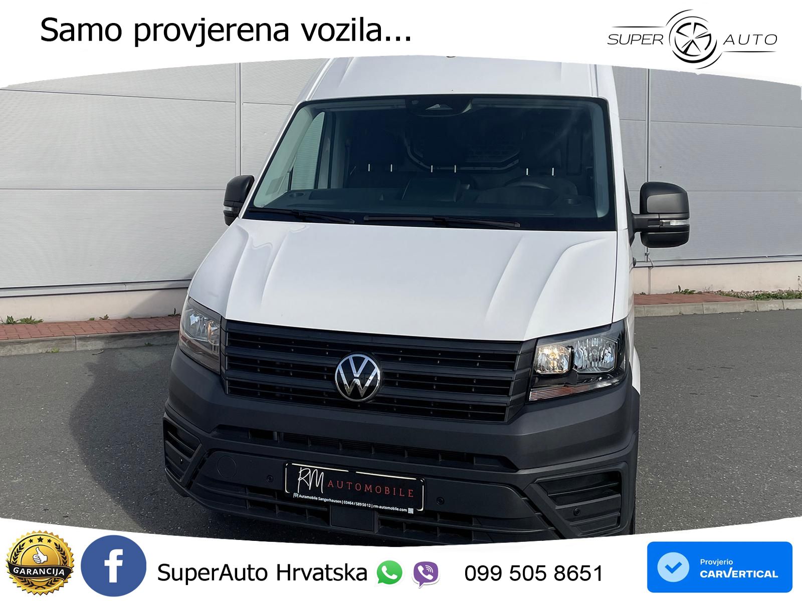 Volkswagen Crafter Kasten 35 L4H3 NAV RFK oh.Schäden 5J.Gar 177 KS