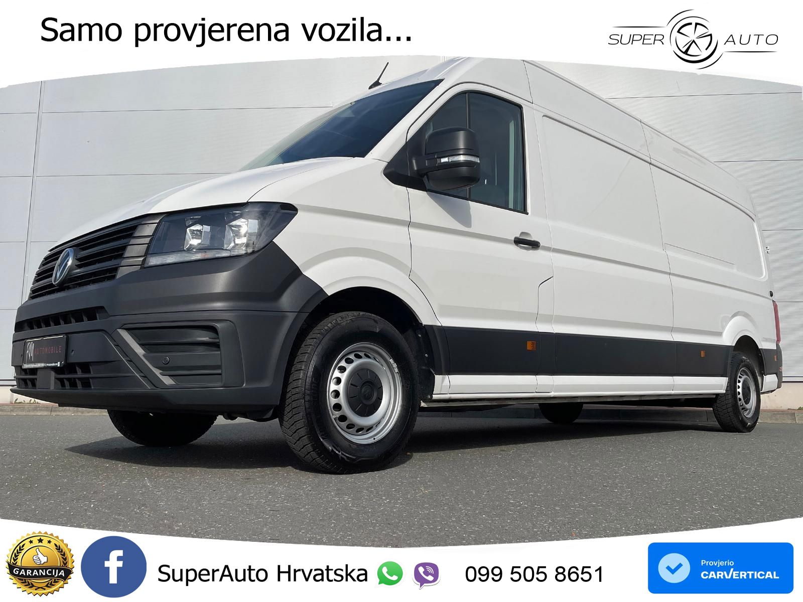 Volkswagen Crafter Kasten 35 L4H3 NAV RFK oh.Schäden 5J.Gar 177 KS