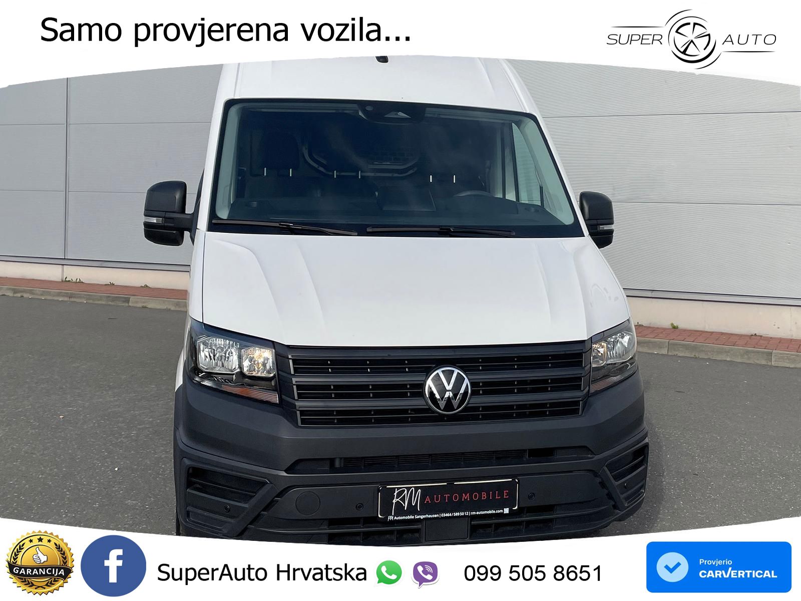 Volkswagen Crafter Kasten 35 L4H3 NAV RFK oh.Schäden 5J.Gar 177 KS