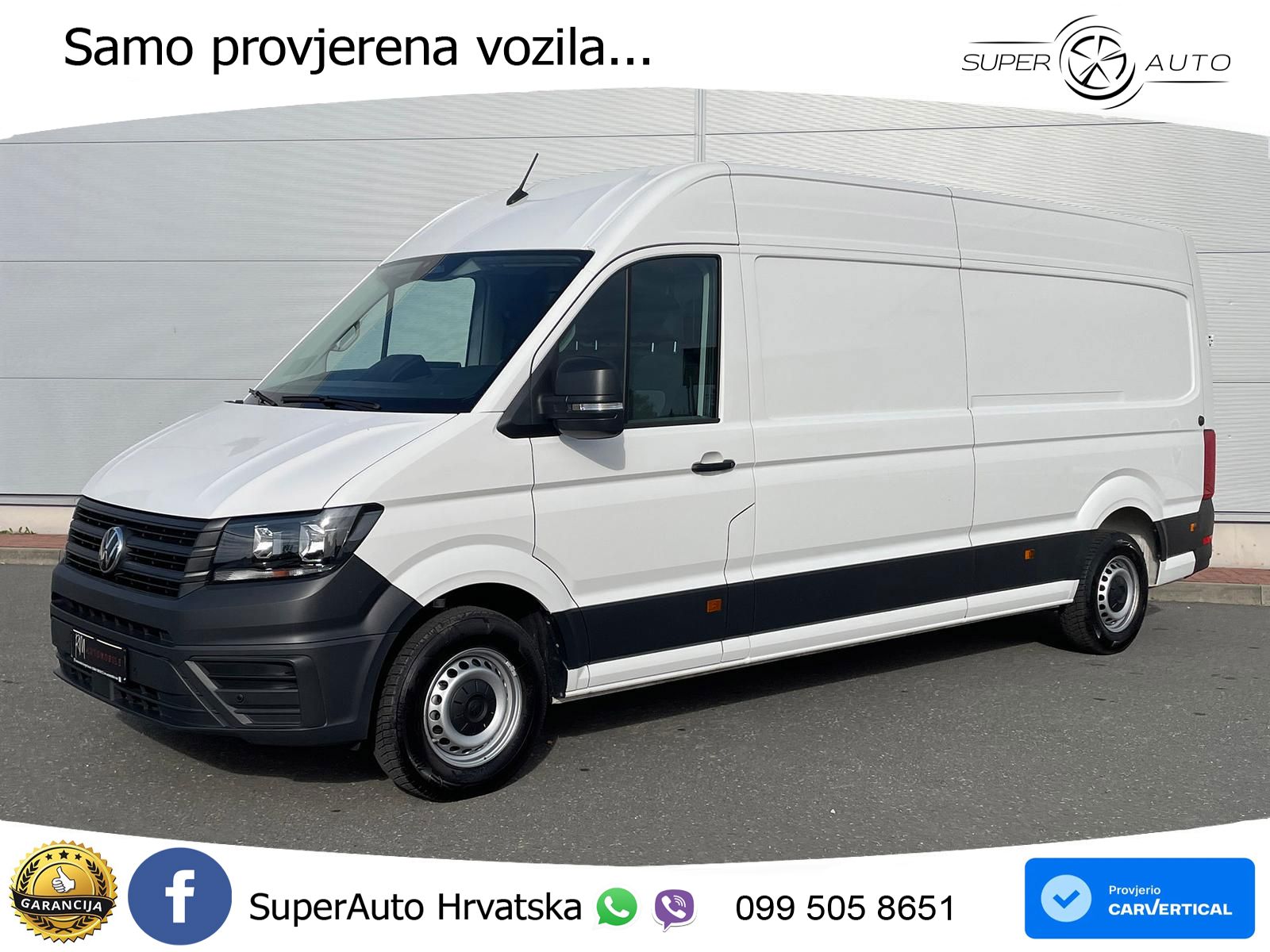 Volkswagen Crafter Kasten 35 L4H3 NAV RFK oh.Schäden 5J.Gar 177 KS
