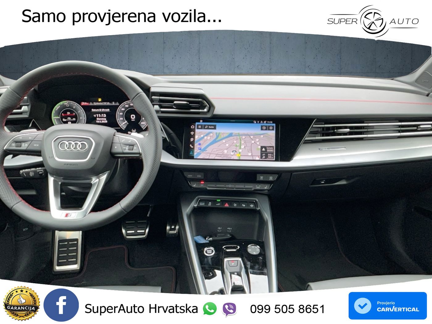 Audi A3 45 TFSIe (272 KS) S tronic S line LED+GR SJED+ACC