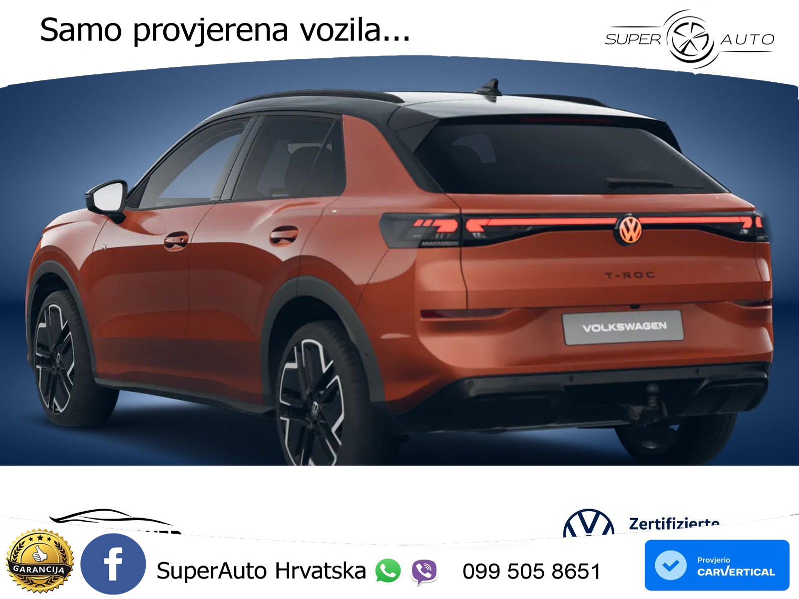 Volkswagen T-Roc 1.5 eTSI (150 KS)  DSG R-Line MATRIX+GR SJED+KAM