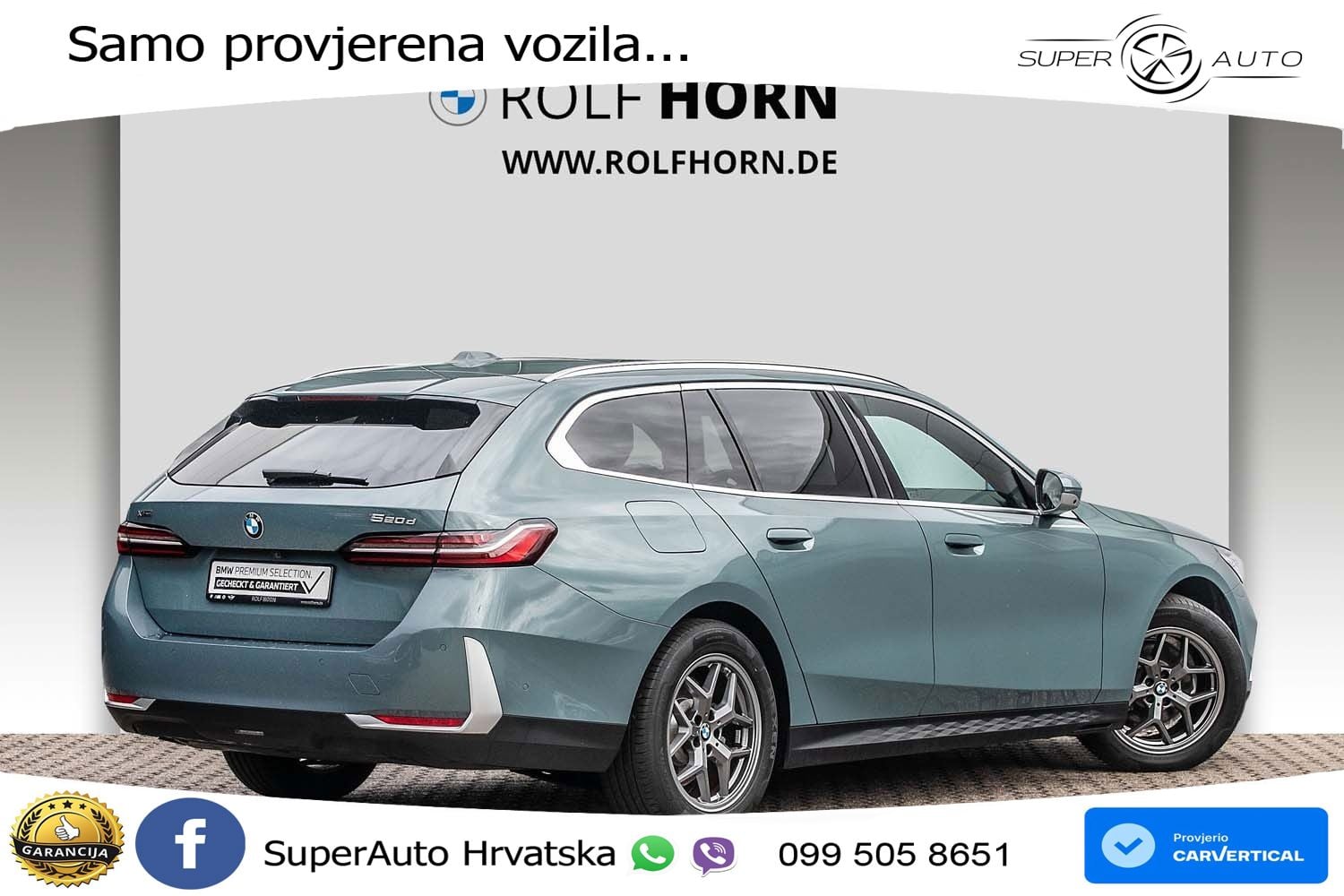 BMW 520d Touring (197 KS) xDrive Steptronic LED+GR SJED+ACC
