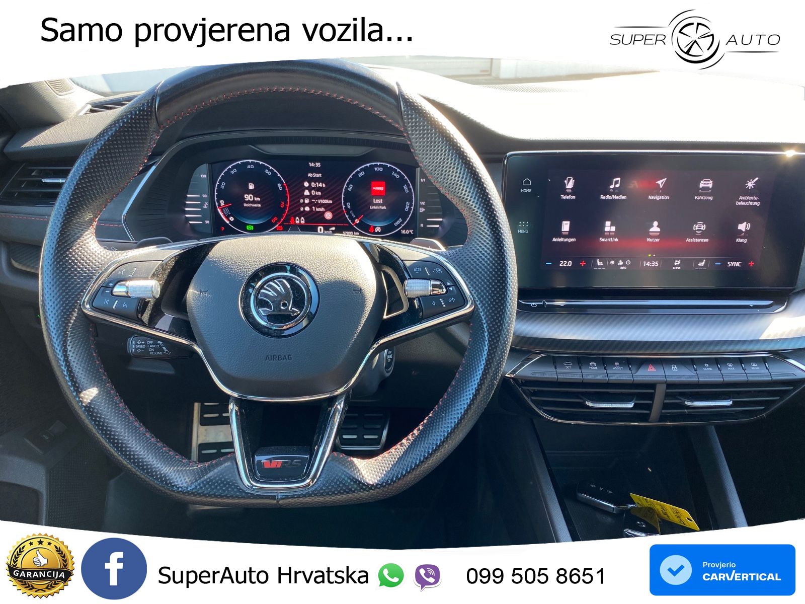 Škoda Octavia Combi RS 2.0 TSI (245 KS) DSG LED+GR SJED+ACC