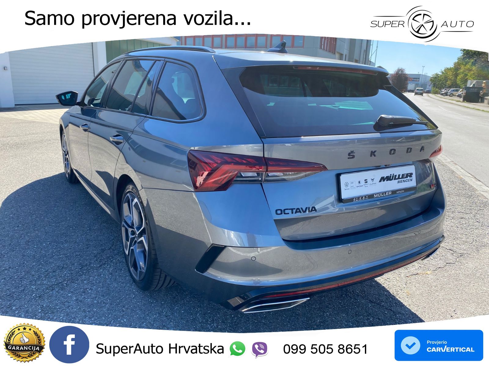 Škoda Octavia Combi RS 2.0 TSI (245 KS) DSG LED+GR SJED+ACC