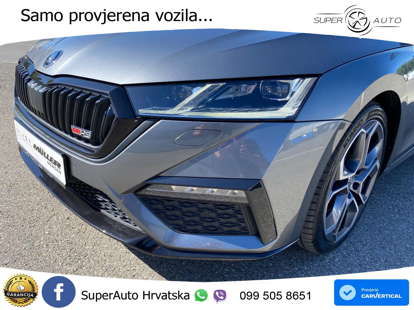 Škoda Octavia Combi RS 2.0 TSI (245 KS) DSG LED+GR SJED+ACC
