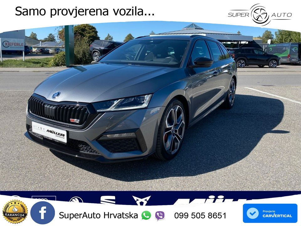 Škoda Octavia Combi RS 2.0 TSI (245 KS) DSG LED+GR SJED+ACC