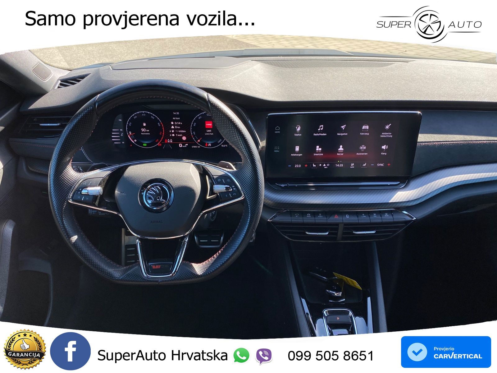 Škoda Octavia Combi RS 2.0 TSI (245 KS) DSG LED+GR SJED+ACC