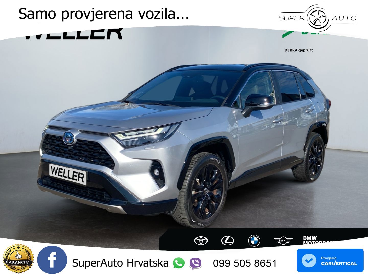 Toyota RAV4 2.5 (222 KS) Hybrid E-Four e-CVT Style LED+GR SJED+ACC