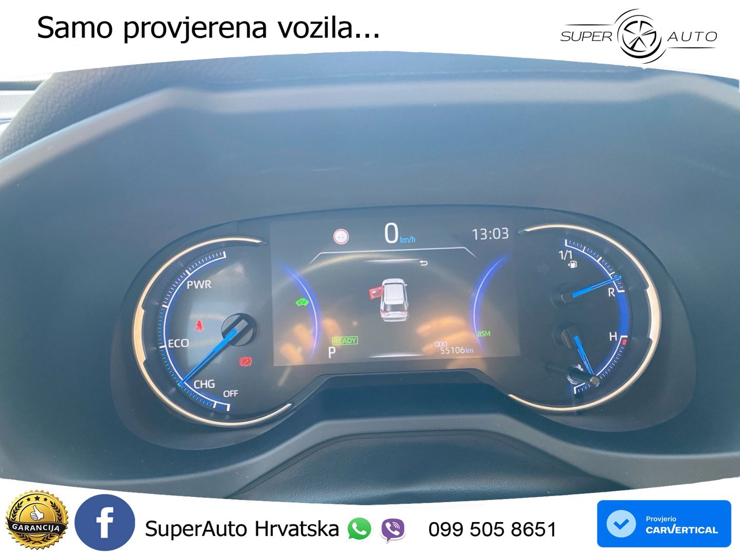 Toyota RAV4 2.5 (222 KS) Hybrid E-Four e-CVT Style LED+GR SJED+ACC