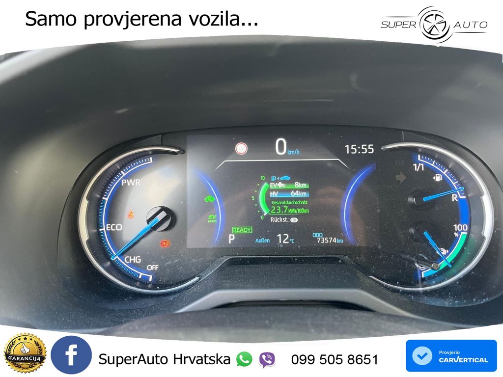 Toyota RAV4 2.5 D-4S (306 KS) Hybrid AWD-i e-CVT Style