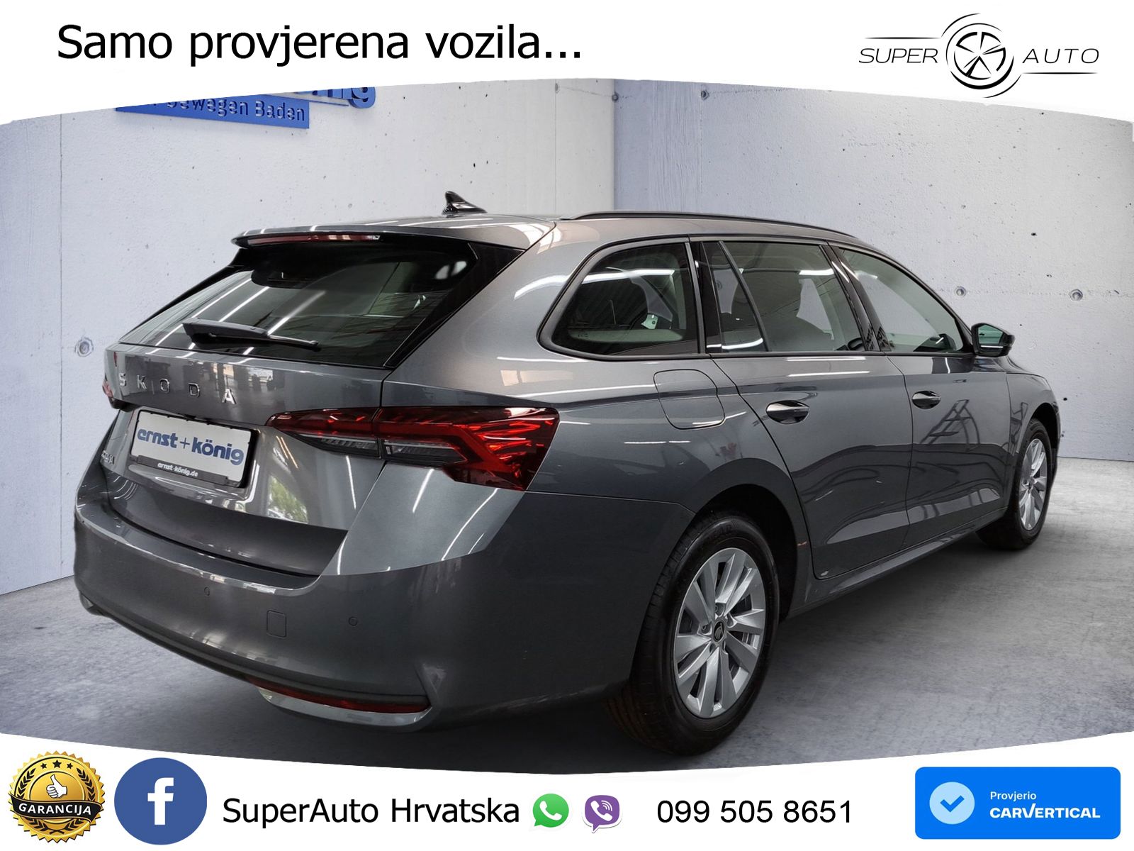 Škoda Octavia Combi 2.0 TDI (150 KS) DSG Selection LED+GR SJED+ACC