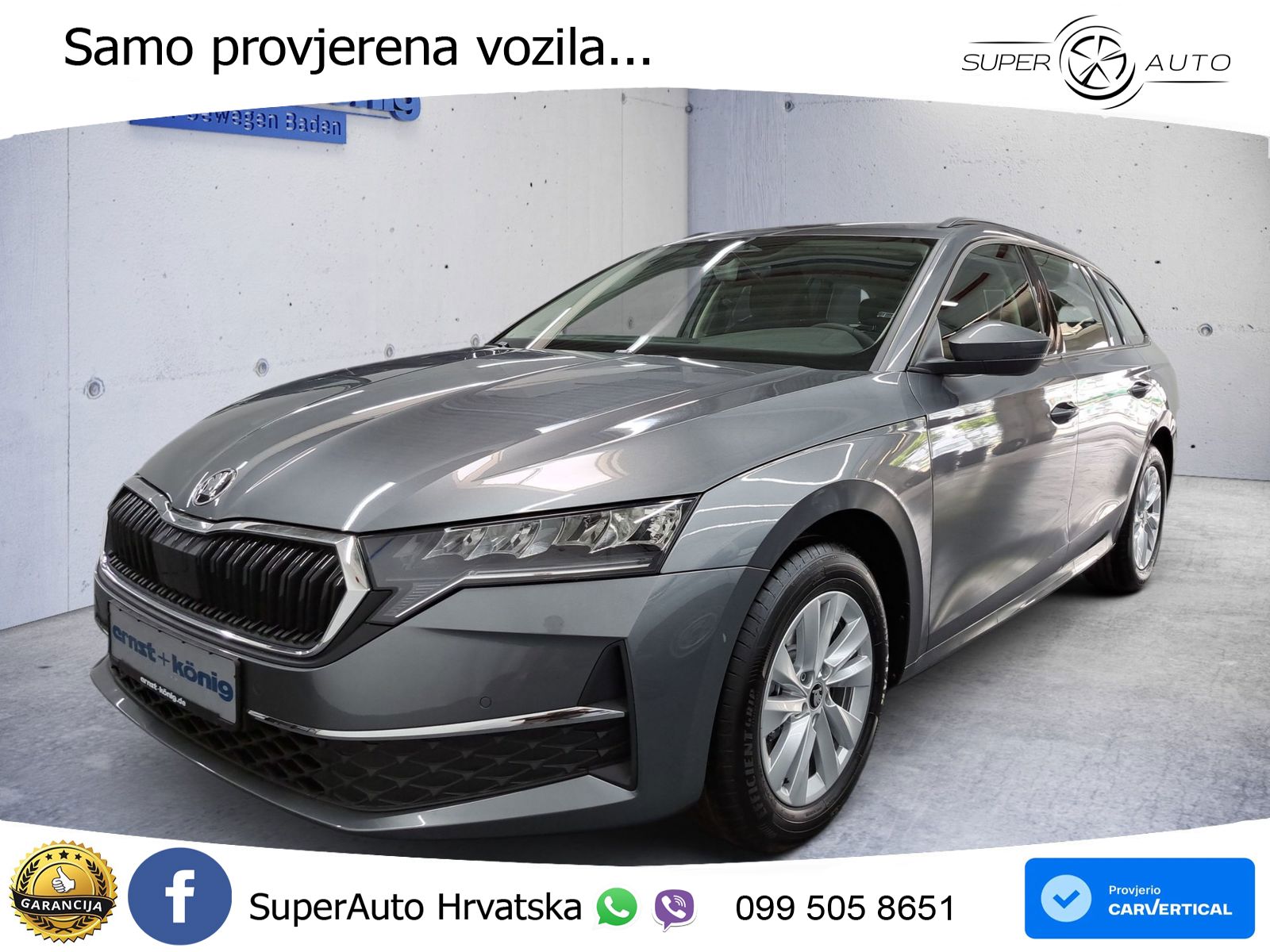 Škoda Octavia Combi 2.0 TDI (150 KS) DSG Selection LED+GR SJED+ACC