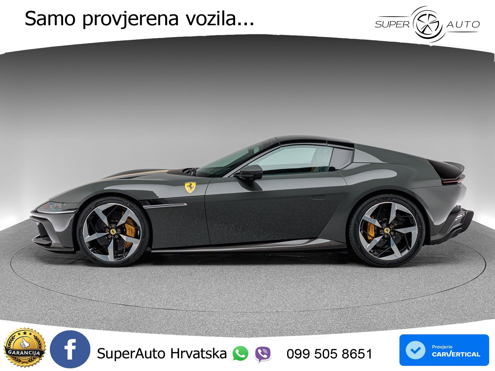 Ferrari 12Cilindri Spider 6.5 V12 (830 KS) F1 DCT LED+GR SJED+ACC