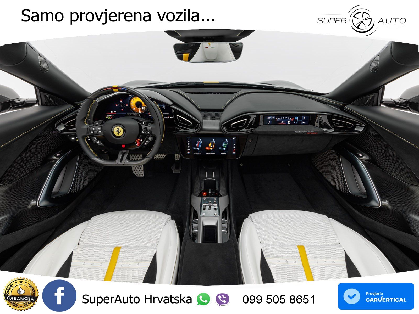 Ferrari 12Cilindri Spider 6.5 V12 (830 KS) F1 DCT LED+GR SJED+ACC