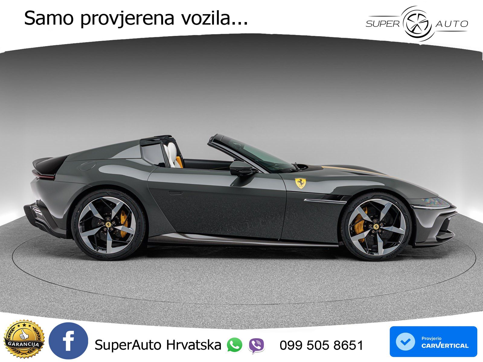 Ferrari 12Cilindri Spider 6.5 V12 (830 KS) F1 DCT LED+GR SJED+ACC