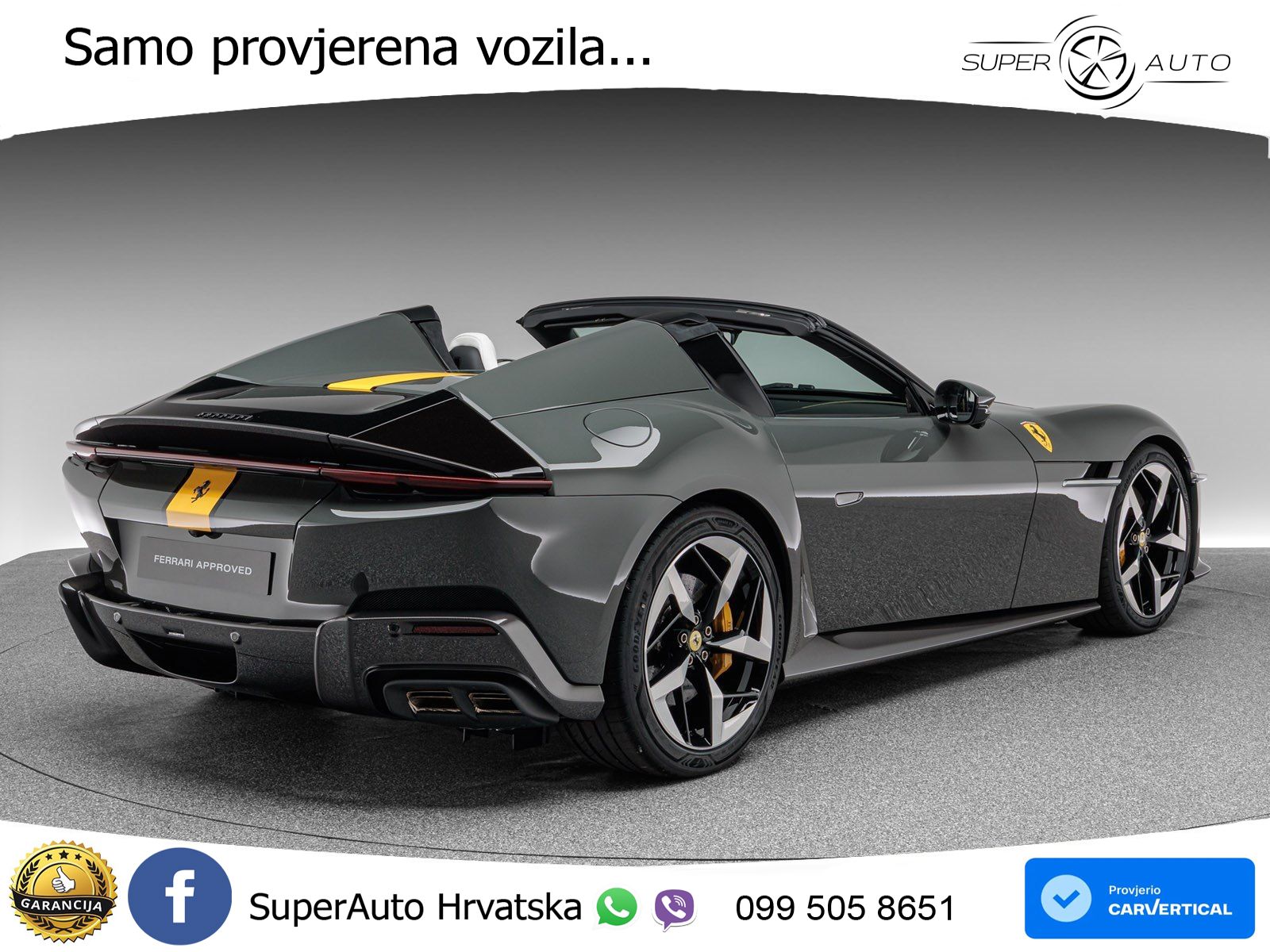 Ferrari 12Cilindri Spider 6.5 V12 (830 KS) F1 DCT LED+GR SJED+ACC
