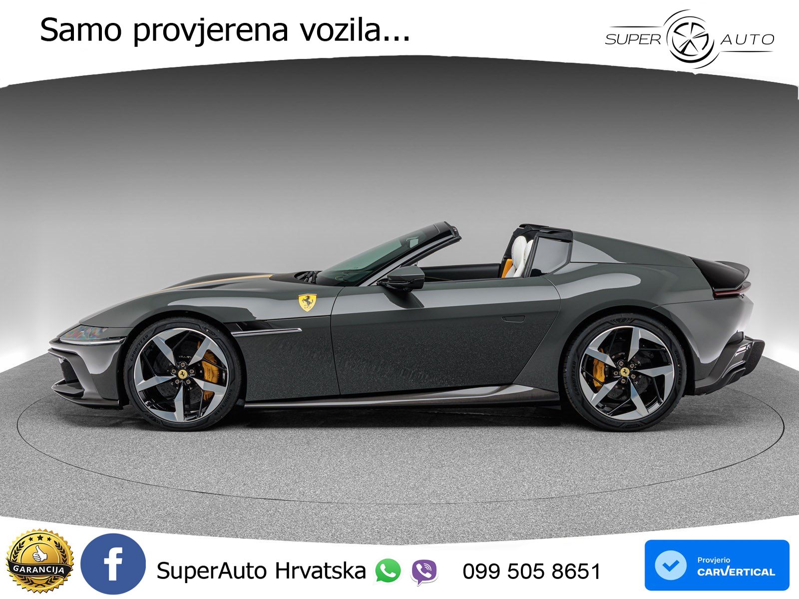 Ferrari 12Cilindri Spider 6.5 V12 (830 KS) F1 DCT LED+GR SJED+ACC